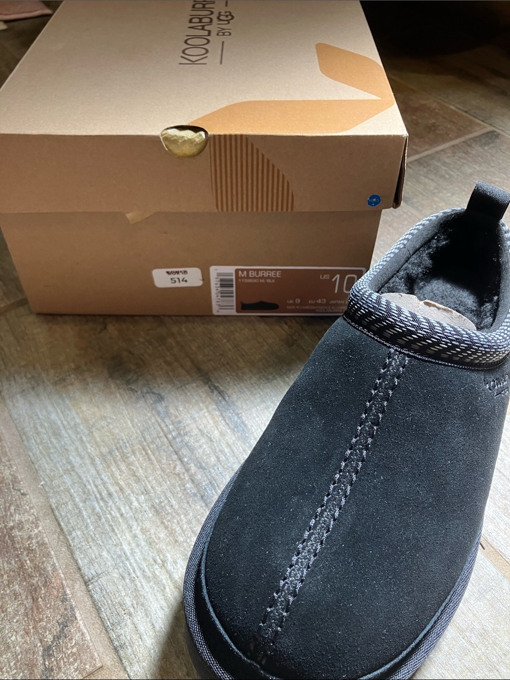 KOOLABURRA BY UGG MENS BURREE 10 NEW IN BOX